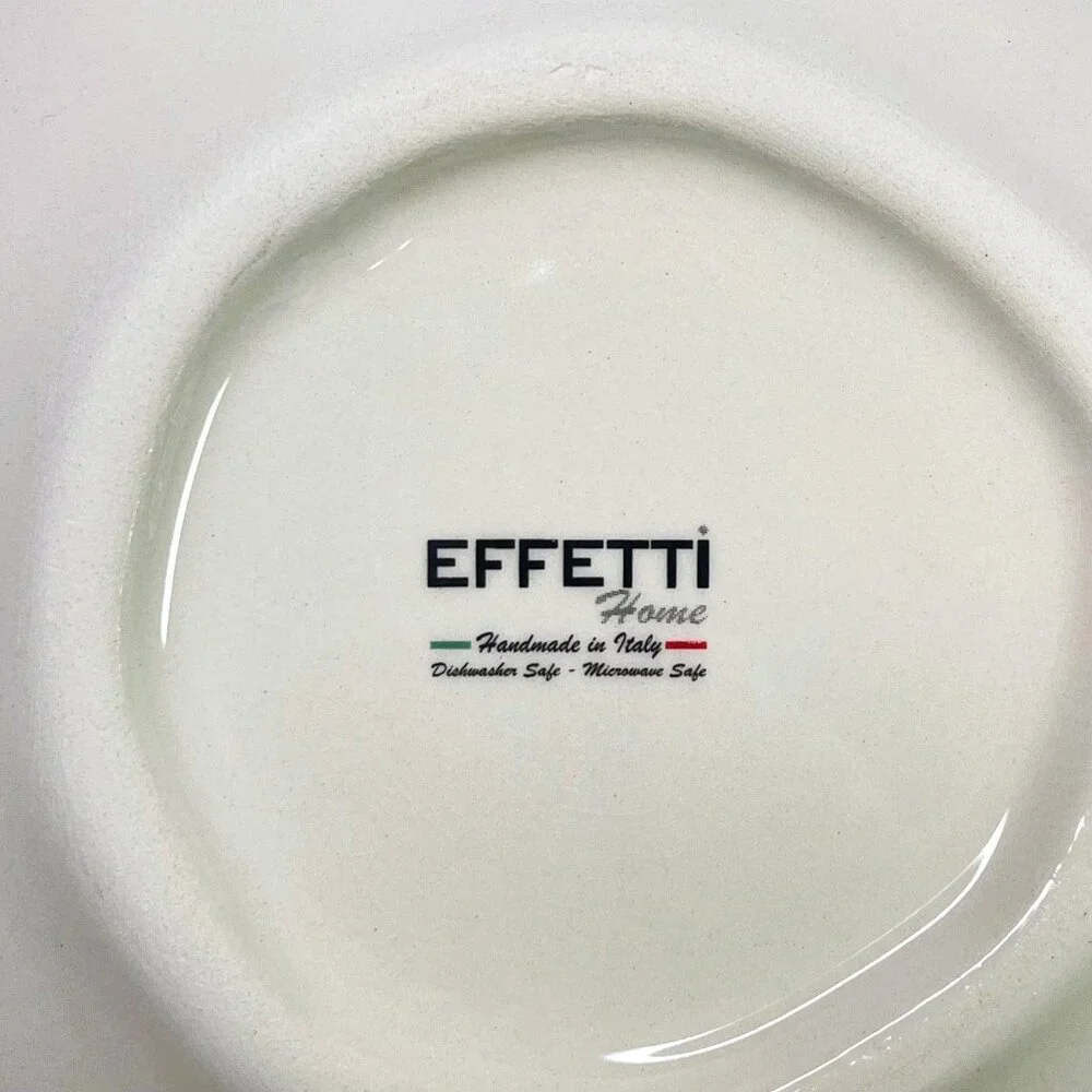 EFFETTI HOME 2 Ceramic Spaghetti Pasta Bowls - Picture 4 of 4
